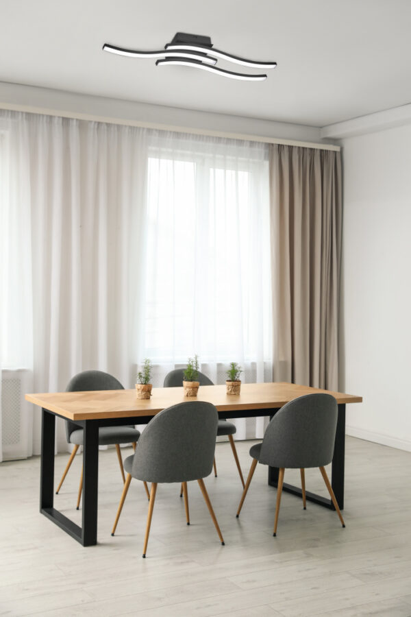 Φωτιστικό Οροφής Reality LED 5W  Μαύρο Ματ Μεταλλικό 500lm 3000K  R62473132