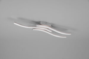 Φωτιστικό Οροφής Reality ROUTE  3x SMD LED, 5W · 3x 600lm, 4000K Νίκελ Ματ Μεταλλικό   – R62473407