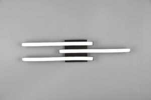 Φωτιστικό Οροφής Reality ROUTE  3x SMD LED, 5W · 3x 600lm, 4000K Μαύρο Ματ Μεταλλικό   – R62473432