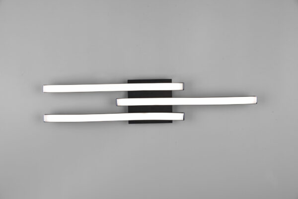 Φωτιστικό Οροφής Reality ROUTE  3x SMD LED, 5W · 3x 600lm, 4000K Μαύρο Ματ Μεταλλικό   – R62473432