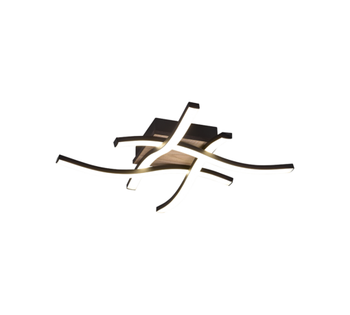 Φωτιστικό Οροφής Trio Lighting LED 5W 3000K Χρώματος Ξύλου – R62474135