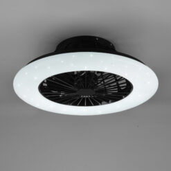 Ανεμιστήρας Reality STRALSUND   LED, 26,8W · 1x 2600lm, 3000 – 6500K Μαύρο Ματ Πλαστικό   – R62522132