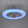 Ανεμιστήρας Reality STRALSUND  LED, 26,8W · 2600lm, 3000 – 6500K Τιτάνιο Πλαστικό, RGBW, Χρονοδιακόπτης, Τηλεχειριζόμενο dimmable, 3 ταχύτητες, Step Dimmable – R62522987