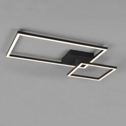 Φωτιστικό Οροφής Reality  LED 25W Μαύρο Ματ Μεταλλικό Step Dimmable 3000lm  3000K – R62642132