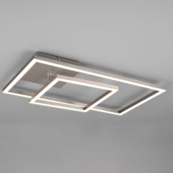 Φωτιστικό Οροφής Reality PADELLA   LED, 25W · 3000lm, 4000K Νίκελ Ματ Μεταλλικό περιστρεφόμενο με dimmer   – R62642407