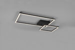 Φωτιστικό Οροφής Reality PADELLA  LED, 25W · 3000lm, 4000K Μαύρο Ματ Μεταλλικό περιστρεφόμενο ,Step dimmable- R62642432