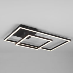 Φωτιστικό Οροφής Reality PADELLA  LED, 25W · 3000lm, 4000K Μαύρο Ματ Μεταλλικό περιστρεφόμενο ,Step dimmable- R62642432