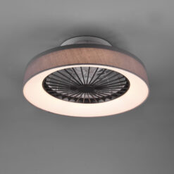 Ανεμιστήρας Reality FARSUND  LED, 26,8W · 2600lm, 3000 – 6500K Γκρι Πλαστικό ,Τηλεχειριζόμενο Dimmable, Χρονοδιακόπτη, και φως νύκτας – R62662111