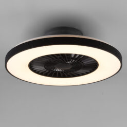 Ανεμιστήρας Reality HALMSTAD LED 39W 3900lm 3000-6500K Μαύρο Ματ Τηλεχειριζόμενο Dimmable – R62672132