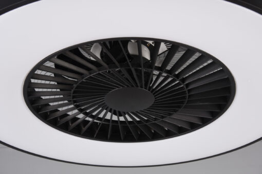Ανεμιστήρας Reality HALMSTAD LED 39W 3900lm 3000-6500K Μαύρο Ματ Τηλεχειριζόμενο Dimmable – R62672132