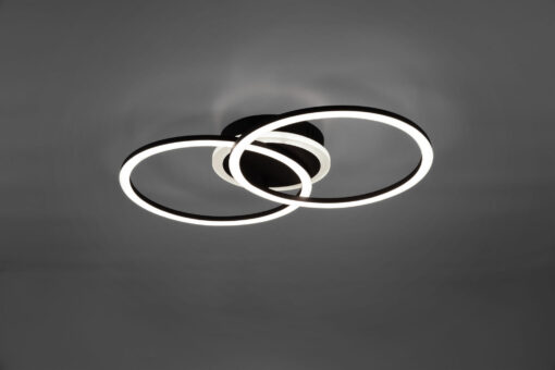 Φωτιστικό Οροφής Reality LED 25W  Μαύρο Ματ Μεταλλικό Step Dimmable 2600lm 3000K  R62783132