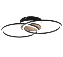 Φωτιστικό Οροφής Trio Lighting LED 25W 2700K Ξύλινου Χρώματος Step Dimmable – R62783635