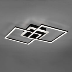 Φωτιστικό Οροφής Reality LED 25W  Μαύρο Ματ Μεταλλικό Step Dimmable 2600lm 3000K  R62793132