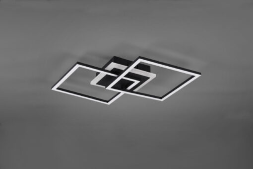 Φωτιστικό Οροφής Reality LED 25W  Μαύρο Ματ Μεταλλικό Step Dimmable 2600lm 3000K  R62793132