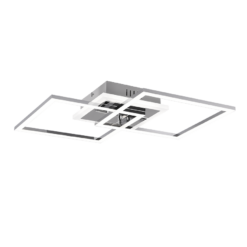 Φωτιστικό Οροφής Reality VENIDA  LED, 25W · 3000lm, 4000K Χρώμιο Μεταλλικό, Λειτουργία μνήμης, Step Dimmable – R62793406