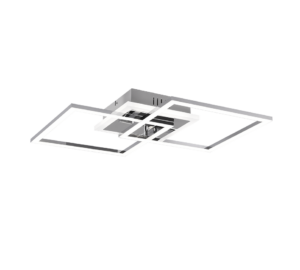 Φωτιστικό Οροφής Reality VENIDA  LED, 25W · 3000lm, 4000K Χρώμιο Μεταλλικό, Λειτουργία μνήμης, Step Dimmable – R62793406