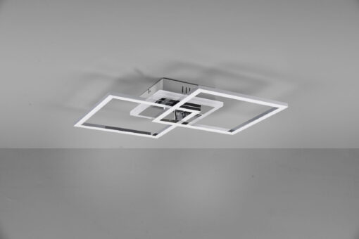Φωτιστικό Οροφής Reality VENIDA  LED, 25W · 3000lm, 4000K Χρώμιο Μεταλλικό, Λειτουργία μνήμης, Step Dimmable – R62793406