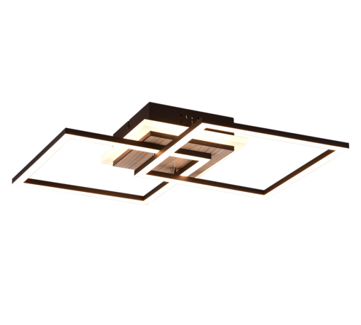 Φωτιστικό Οροφής Trio Lighting LED 25W 2700K Ξύλινου Χρώματος Step Dimmable – R62793635