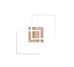 Φωτιστικό Οροφής Trio Lighting LED 25W 2700K Ξύλινου Χρώματος Step Dimmable – R62793635