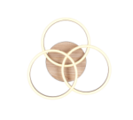 Φωτιστικό Οροφής Trio Lighting LED 327W 2700K Ξύλινου Χρώματος Step Dimmable – R62823135