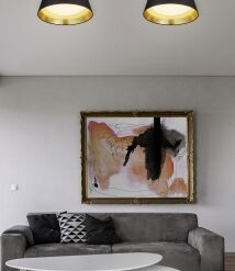 Φωτιστικό Οροφής Reality LED 14W  Μαύρο Υφασμάτινο 1250lm 3000K  R62871279
