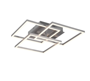 Φωτιστικό Οροφής MOBILE Reality LED 28W Νίκελ Ματ Τηλεχειριζόμενο Dimmable 3200lm CCT – R62883107