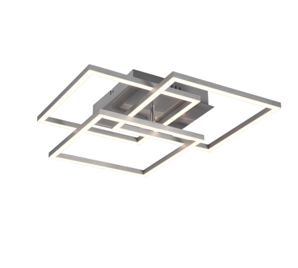Φωτιστικό Οροφής MOBILE Reality LED 28W Νίκελ Ματ Τηλεχειριζόμενο Dimmable 3200lm CCT – R62883107