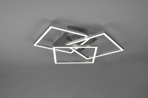 Φωτιστικό Οροφής MOBILE Reality LED 28W Νίκελ Ματ Τηλεχειριζόμενο Dimmable 3200lm CCT – R62883107