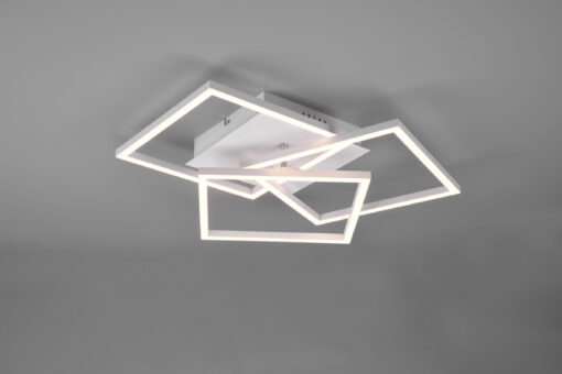 Φωτιστικό Οροφής Reality  LED 28W Λευκό Ματ Μεταλλικό Τηλεχειριζόμενο Dimmable 3200lm  2700 – 6000K – R62883131