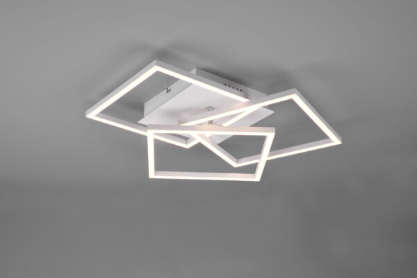 Φωτιστικό Οροφής Reality  LED 28W Λευκό Ματ Μεταλλικό Τηλεχειριζόμενο Dimmable 3200lm  2700 – 6000K – R62883131