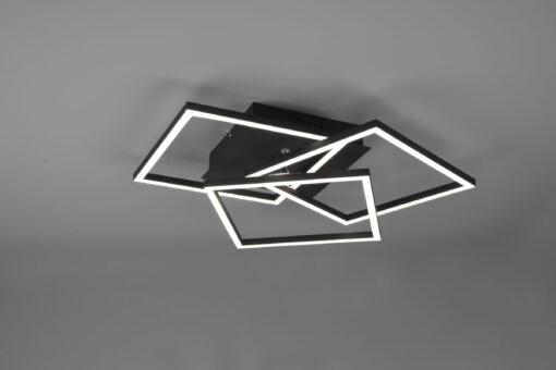 Φωτιστικό Οροφής MOBILE Reality LED 28W Μαύρο Ματ Τηλεχειριζόμενο Dimmable 3200lm CCT – R62883132