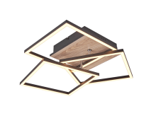 Φωτιστικό Οροφής Trio Lighting LED 327W 2700K Ξύλινου Χρώματος Step Dimmable – R62883135