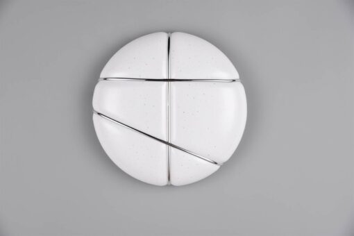 Πλαφονιέρα Λευκή με Έναστρο Κάλυμμα Φ28 TIBOR LED 10W 1200lm Step Dimmable 4000K Reality – R62903001