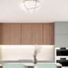 Πλαφονιέρα Λευκή με Έναστρο Κάλυμμα Φ28 TIBOR LED 10W 1200lm Step Dimmable 4000K Reality – R62903001
