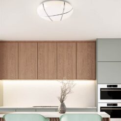 Πλαφονιέρα Λευκή με Έναστρο Κάλυμμα Φ28 TIBOR LED 10W 1200lm Step Dimmable 4000K Reality – R62903001