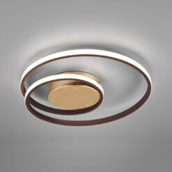 Φωτιστικό Οροφής Reality LED 22W  Σκουριά Μεταλλικό Step Dimmable 2200lm 3000K  R62911124