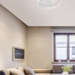 Φωτιστικό Οροφής Reality LED 22W  Λευκό Ματ Μεταλλικό Step Dimmable 2200lm 3000K  R62911131