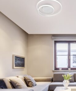 Φωτιστικό Οροφής Reality LED 22W  Λευκό Ματ Μεταλλικό Step Dimmable 2200lm 3000K  R62911131