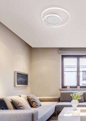 Φωτιστικό Οροφής Reality LED 22W  Λευκό Ματ Μεταλλικό Step Dimmable 2200lm 3000K  R62911131