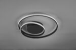Φωτιστικό Οροφής Reality LED 22W  Μαύρο Ματ Μεταλλικό Step Dimmable 2200lm 3000K  R62911132
