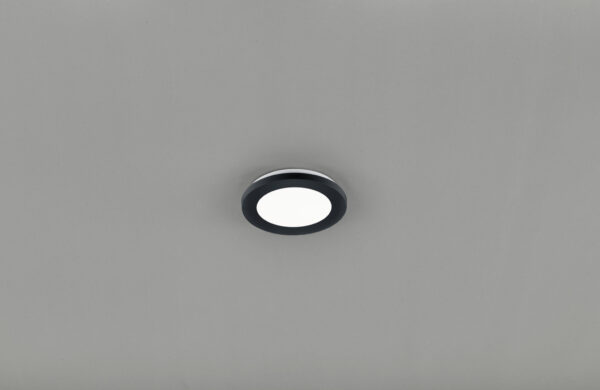 Φωτιστικό Οροφής Reality LED 10W  Μαύρο Ματ Πλαστικό Step Dimmable 850lm 3000K IP44 R62921032