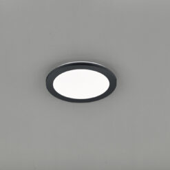 Φωτιστικό Οροφής Reality LED 15W  Μαύρο Ματ Πλαστικό Step Dimmable 1350lm 3000K IP44 R62921532
