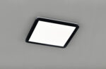 Φωτιστικό Οροφής Reality LED 24W  Μαύρο Ματ Πλαστικό Step Dimmable 2000lm 3000K IP44 R62932032