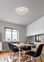 Φωτιστικό Οροφής Trio Lighting LED 30W με Ανεμιστήρα Step Dimmable Λευκού Χρώματος – R64133131