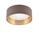 Φωτιστικό Οροφής Trio Lighting LED 12W 3000K Καφέ Χρώματος – R64191141