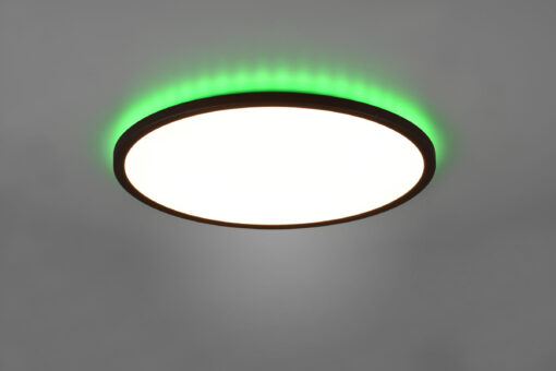Φωτιστικό Οροφής Trio Lighting LED 30W 3000K RGB Μαύρου Χρώματος Step Dimmable – R64371932