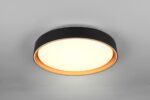 Φωτιστικό Οροφής Reality LED 24W 2500lm CCT Dimmable Με Χειριστήριο Χρυσό Μαύρο – R64391080