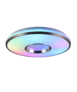 Φωτιστικό Οροφής Trio Lighting LED 21W 2700K RGB Αλουμινίου με Τηλεχειριστήριο – R64401005