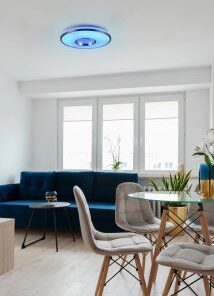 Φωτιστικό Οροφής Trio Lighting LED 21W 2700K RGB Αλουμινίου με Τηλεχειριστήριο – R64401005