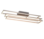 Φωτιστικό Οροφής Trio Lighting LED 36W 2700K Step Dimmable Νικελ Ματ Χρώματος – R64423107